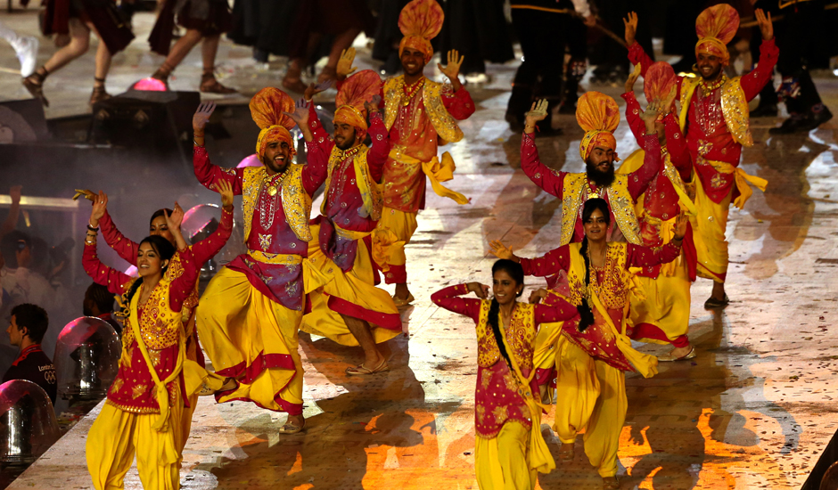 Photo of Bhangra at London Olympic 2012 Closing Ceremony