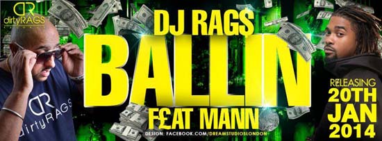Photo of DJ Rags ft Mann – Ballin (Out Now)