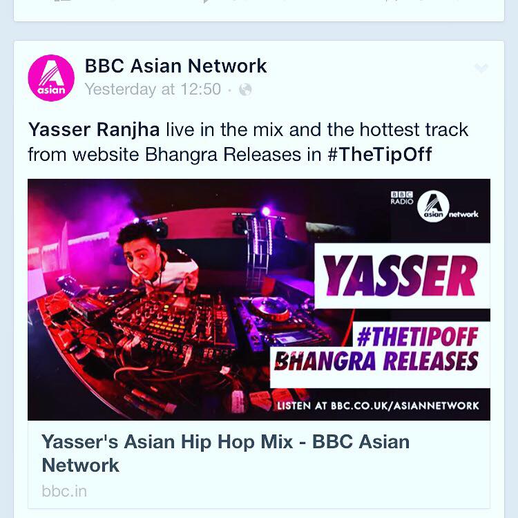 Photo of BhangraReleases features on the BBC Asian Network